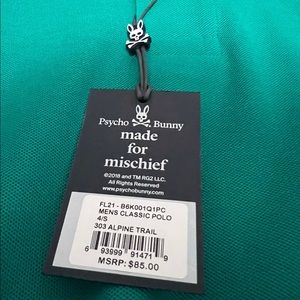 Mens Psycho Bunny Polo